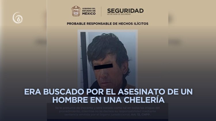 Detienen a sujeto relacionado con homicidio en Chimalhuacán