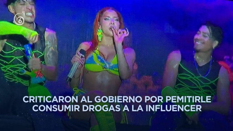 Polémica presentación de la influencer Yeri Mua en Carnaval de Veracruz