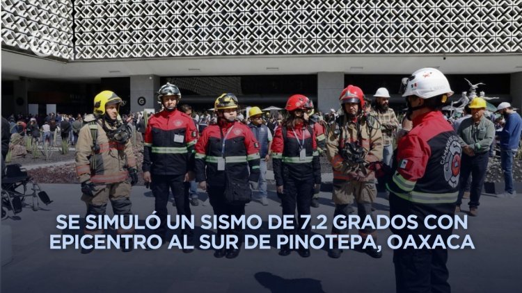 Realizan primer Simulacro Metropolitano 2026 en la CDMX y Edomex