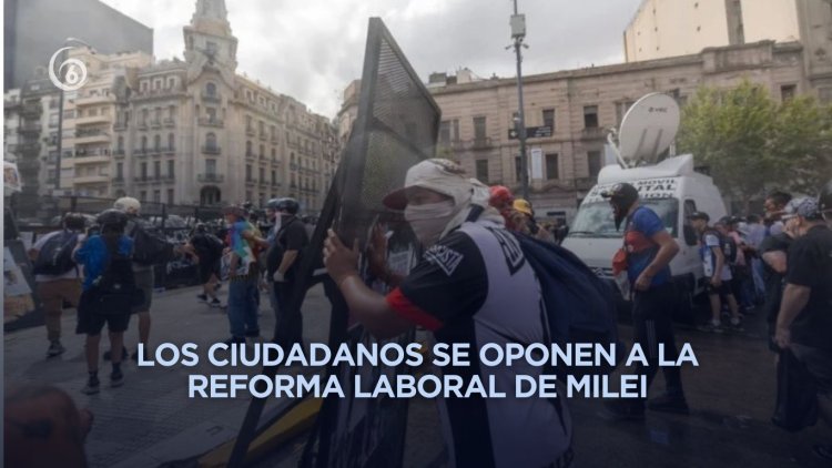 Policía de Argentina reprime manifestaciones en Buenos Aires