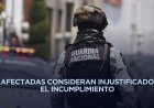 Denuncian retrasos en pensiones alimenticias de hijos de trabajadores de la Guardia Nacional