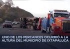 Accidentes en la México-Puebla provocan caos vial hacia CDMX