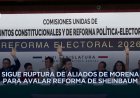 PRI y PAN se suman a PT y Verde contra reforma electoral de la 4T