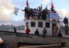 Galería: Arriba flotilla solidaria con donaciones de primera necesidad a Cuba