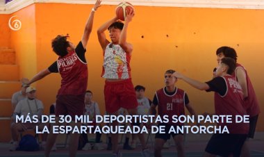 Arrancó Espartaqueada Deportiva; Antorcha llama a la juventud a practicar deporte