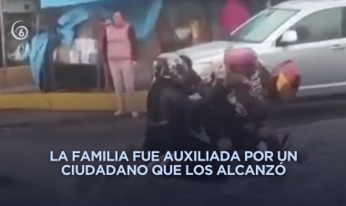 Familia es arrastrada por una corriente de agua en Tultepec