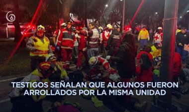 Camión de limpia choca y deja 12 heridos en Tlalpan