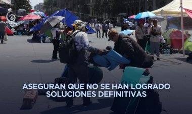 CNTE levanta plantón en el Zócalo tras paro de 72 horas