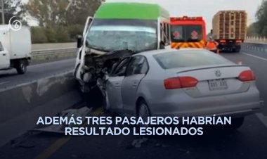 Camioneta que viajaba en sentido contrario provoca muerte de conductora en el CEM