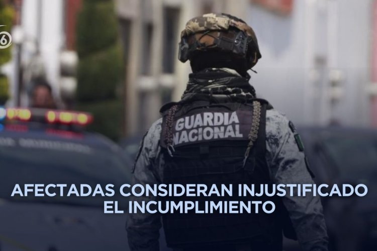 Denuncian retrasos en pensiones alimenticias de hijos de trabajadores de la Guardia Nacional
