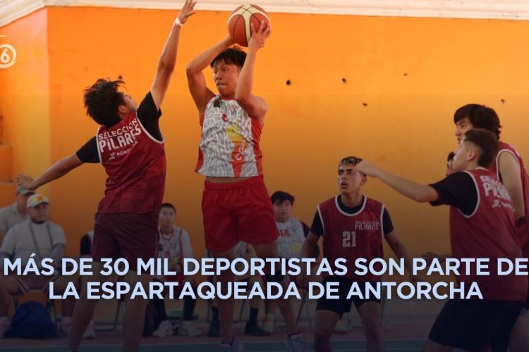 Arrancó Espartaqueada Deportiva; Antorcha llama a la juventud a practicar deporte