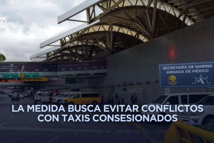 AICM busca habilitar área para taxis de aplicación