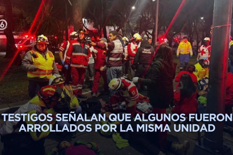 Camión de limpia choca y deja 12 heridos en Tlalpan