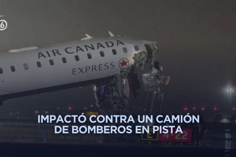 Choque de avión en Nueva York deja dos muertos y provoca suspensión de operaciones