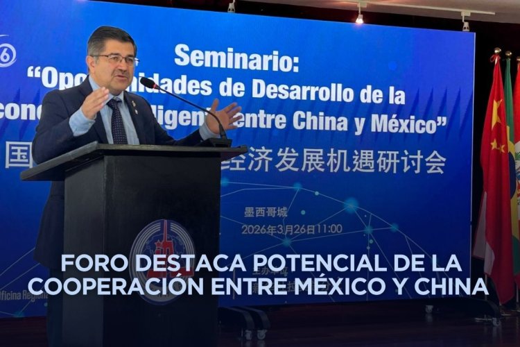 México y China fortalecen cooperación en economía inteligente y tecnología
