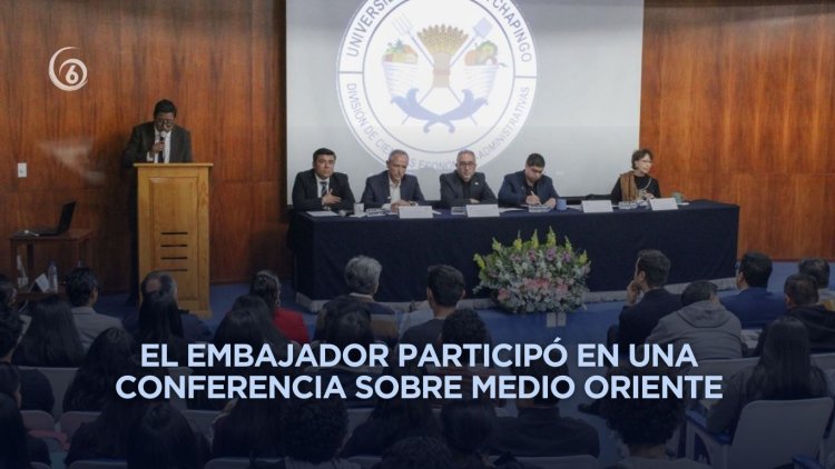 En Chapingo, Irán pide a México y al mundo condenar ataques de EEUU e Israel