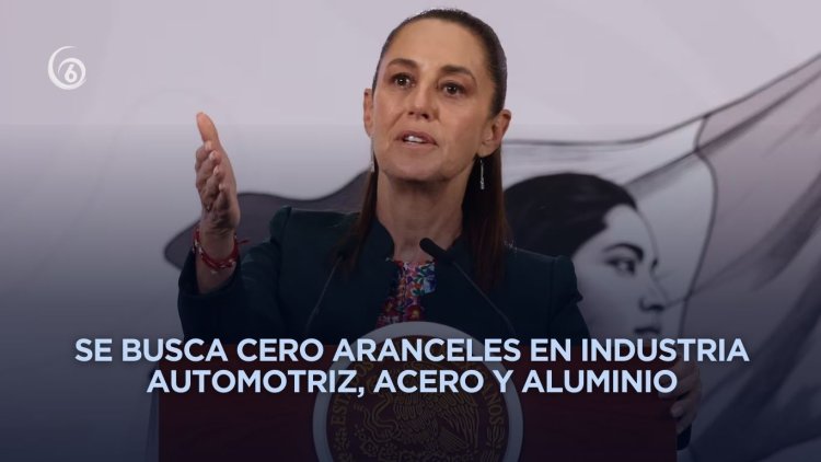 Prioridad de México en ronda con EEUU sobre T-MEC es eliminar aranceles, dice Sheinbaum