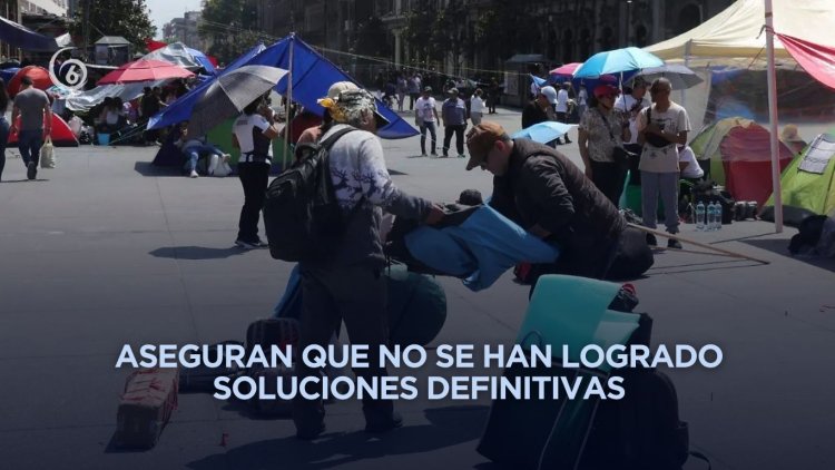 CNTE levanta plantón en el Zócalo tras paro de 72 horas