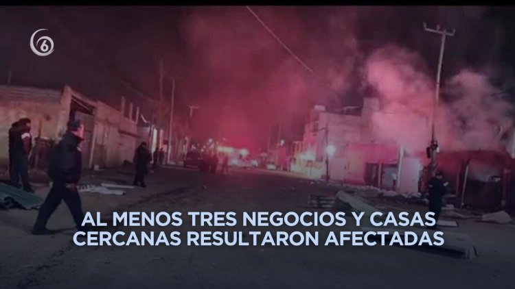 Explosión de gasera en Chalco deja una persona lesionada