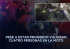 Mueren mujer y sus dos hijos en accidente de motocicleta en Chalco