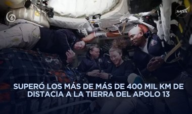 Artemis II rompe récord y se convierte en la misión tripulada más lejana de la Tierra