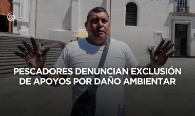Pescadores protestan en Xalapa; señalan exclusión de apoyos en Tonalá