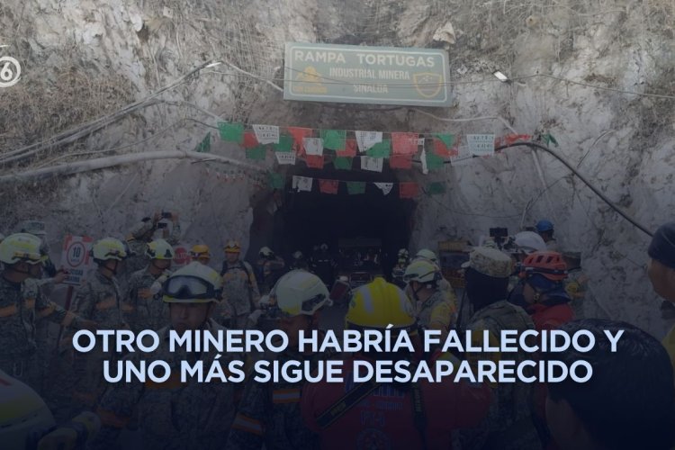 Rescatan a dos trabajadores con vida en mina Santa Fe de Sinaloa