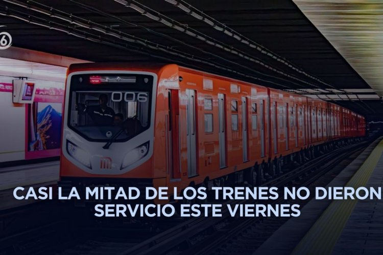 Reduce operaciones el Metro CDMX por protesta sindical; opera al 58% de su capacidad