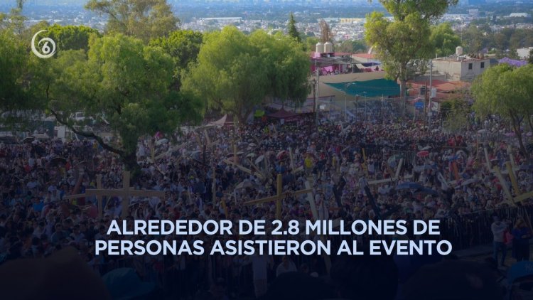 Con asistencia multitudinaria se realizó la 183 representación de la Pasión de Cristo en Iztapalapa