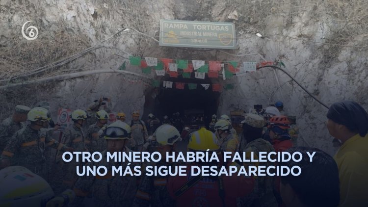 Rescatan a dos trabajadores con vida en mina Santa Fe de Sinaloa