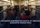 Ola de calor eleva temperaturas en transporte público de la CDMX