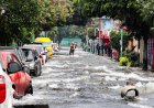 Megafuga de agua afecta a decenas de familias en límites de Iztapalapa y Tláhuac