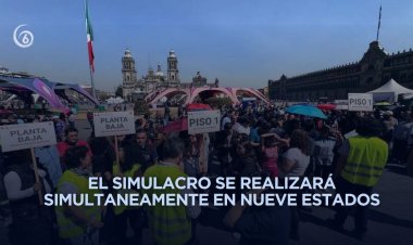 Así se llevará a cabo el Primer Simulacro Nacional 2026 en la CDMX