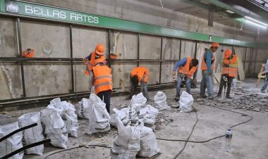 Solicitan garantizar seguridad de pasajeros en obras del Metro de la CDMX