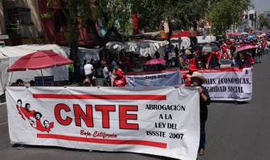 Estas serán las calles afectadas por la marcha de la CNTE en CDMX