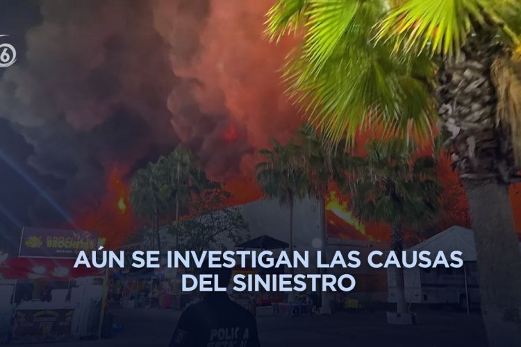 Incendio en Feria de Tabasco deja cinco muertos y daños materiales