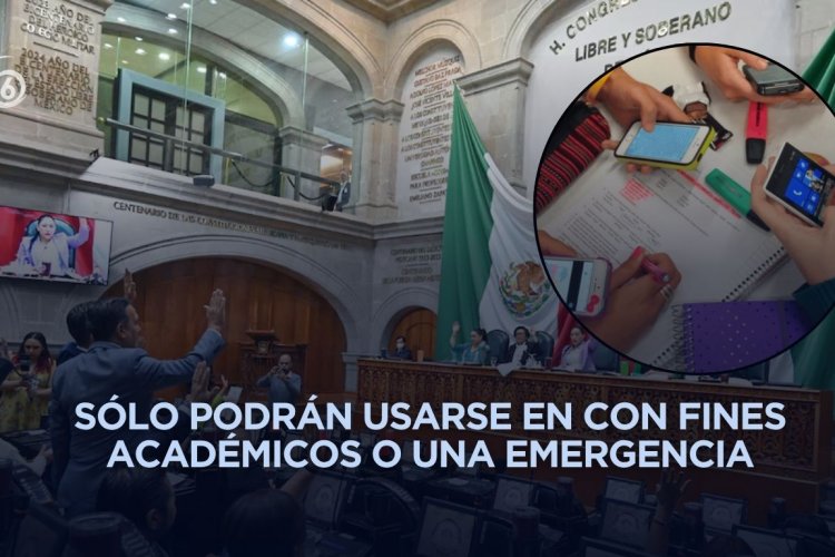 Aprueban regulación de uso de celulares en escuelas del Edomex