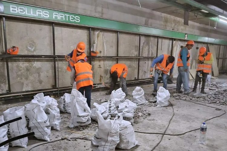 Solicitan garantizar seguridad de pasajeros en obras del Metro de la CDMX