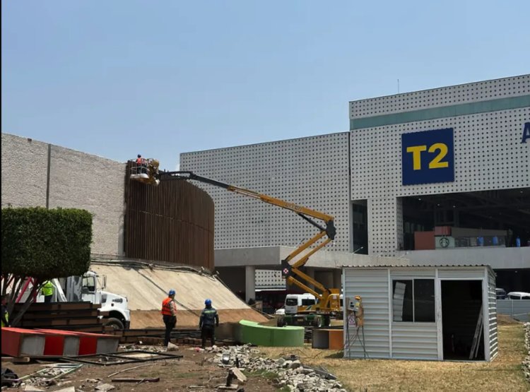 A un mes del Mundial, el AICM sigue entre obras y remodelaciones inconclusas