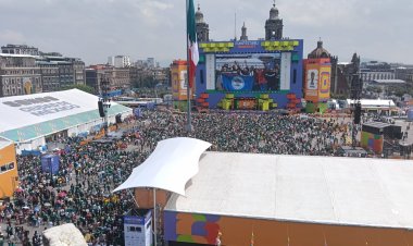 Miles madrugaron para abarrotar Fan Fest en inauguración del Mundial