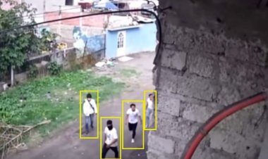 Captan a niños con armas y vandalizando en Chalco