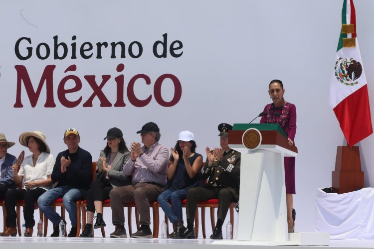 En mitin, acusa Sheinbaum injerencia e interés electoral de EEUU
