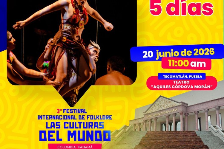 Tecomatlán será sede del 3er Festival Internacional de Folklore