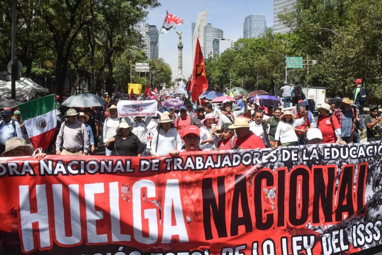 Inicia paro nacional de la CNTE con protestas en CDMX