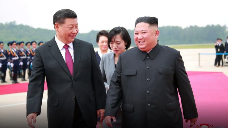 Xi propone reforzar la cooperación diplomática y militar entre China y Corea del Norte