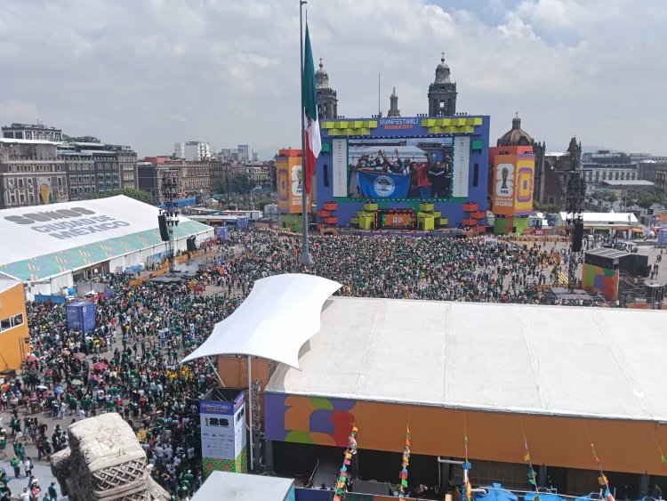Miles madrugaron para abarrotar Fan Fest en inauguración del Mundial