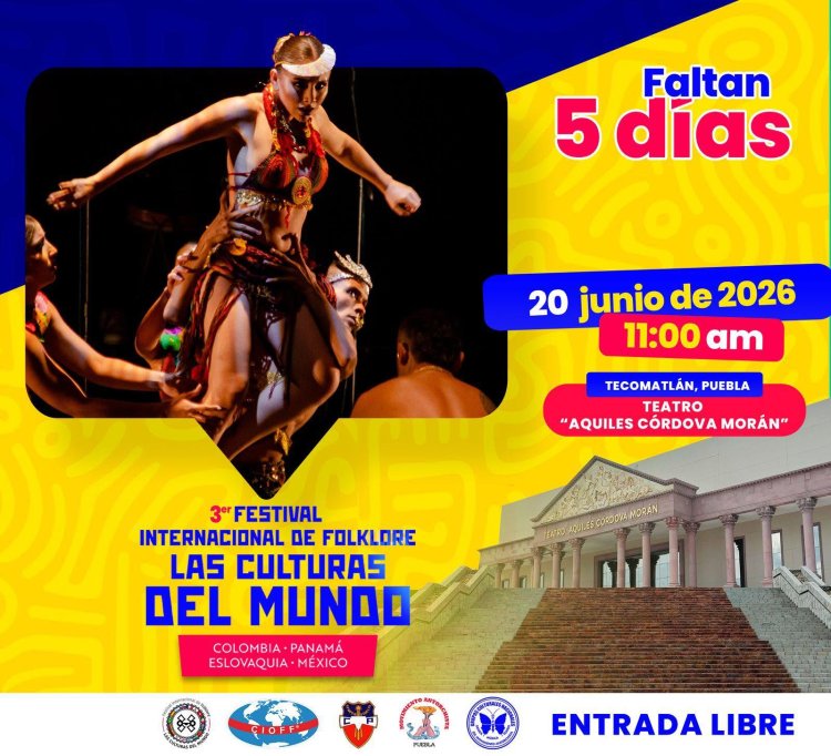Tecomatlán será sede del 3er Festival Internacional de Folklore