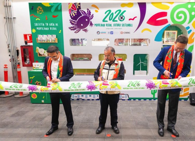 CRRC inaugura Estaciones de Energía Verde en México
