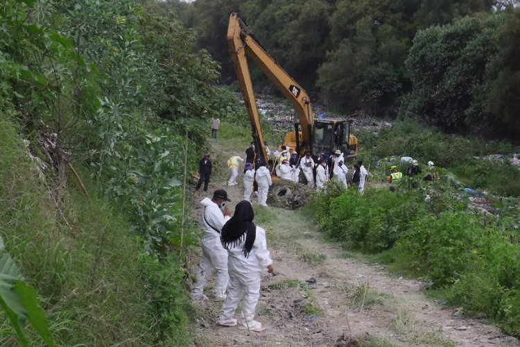 Madres buscadoras encuentran restos humanos a un costado del CEM