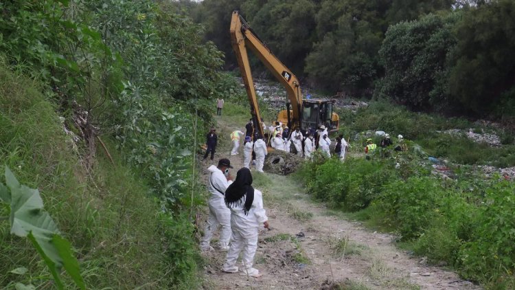 Madres buscadoras encuentran restos humanos a un costado del CEM